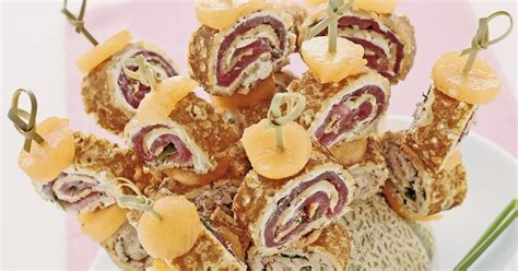 Rotolini di Crepes al Tonno e Melone