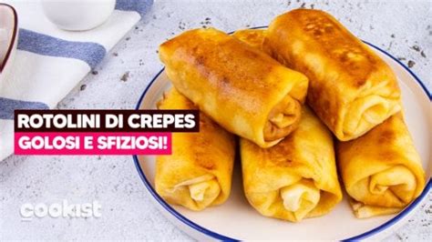 Rotolini di crêpes ripieni