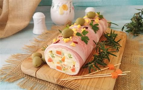 Rotolo di pancarrè con insalata russa