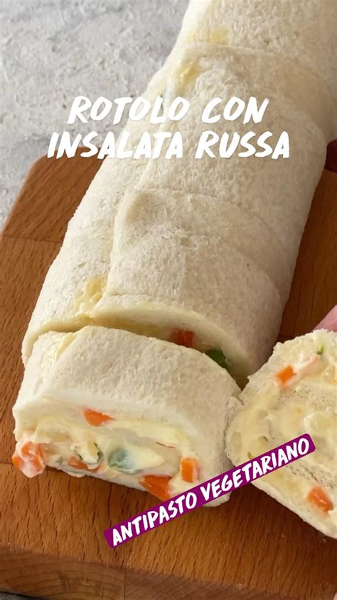 Rotolo di spinaci con insalata russa