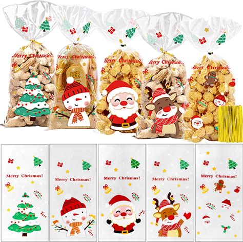 Sacchetti per biscotti natalizi