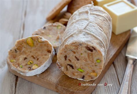Salame al Cioccolato Bianco con Pistacchi