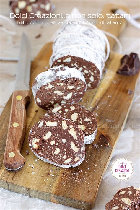 Salame al Cioccolato Senza Uova