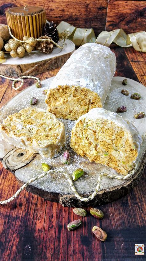 Salame con pistacchi