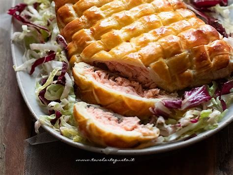 Salmone in Crosta di Pasta Sfoglia