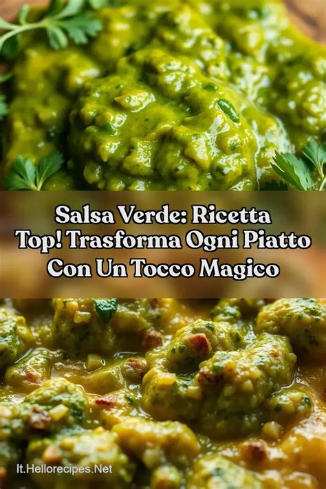 Salsa Verde: Un Tocco di Salute