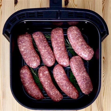 Salsicce in friggitrice ad aria