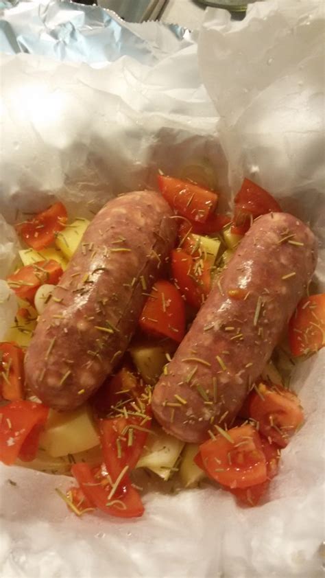 Salsiccia al cartoccio