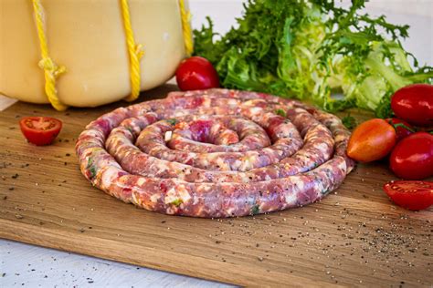 Salsiccia di suino condita