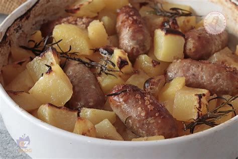 Salsiccia e patate alla birra