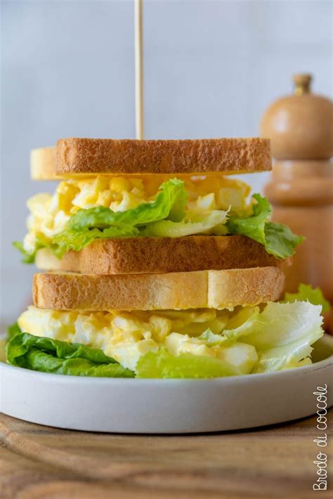 Sandwich con insalata di uova