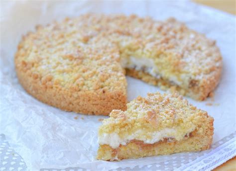 Sbriciolata con ricotta e marmellata di arance