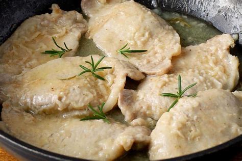 Scaloppine al vino bianco