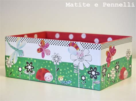 Scatole decorate fai da te