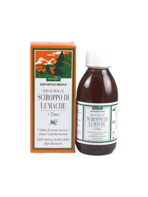 Sciroppo di bava di lumaca