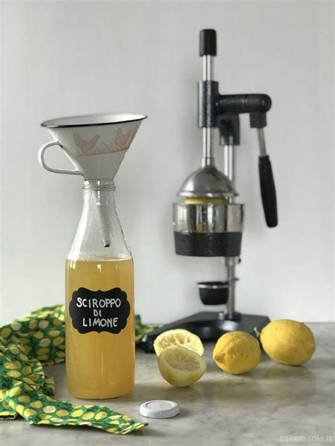 Sciroppo di limone fatto in casa