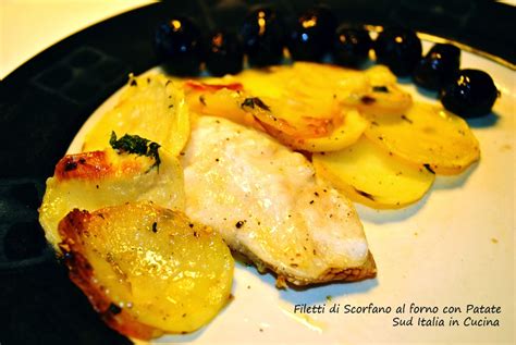 Scorfano al forno con patate