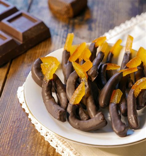 Scorzette di arancia candite al cioccolato