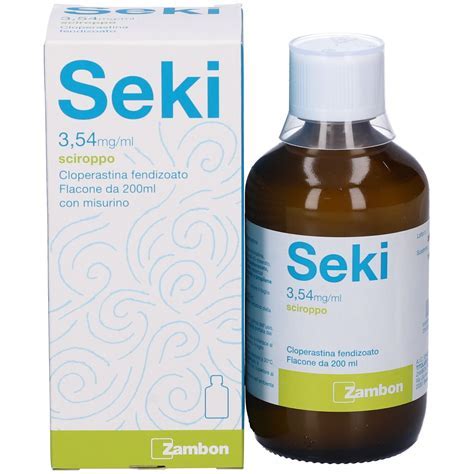 Seki Sciroppo Composizione