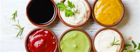 Selezione di salse per accompagnare i piatti