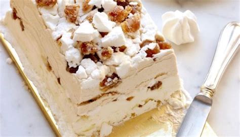 Semifreddo meringato ai marron glacé