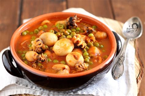 Seppioline con Piselli in Umido