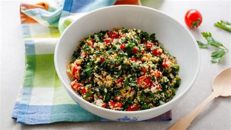 Servire il tabbouleh