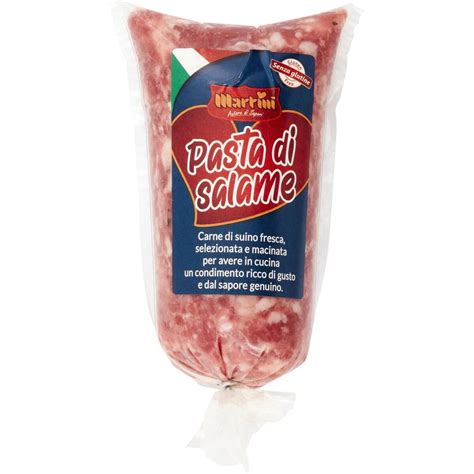 Sgranare la pasta di salame