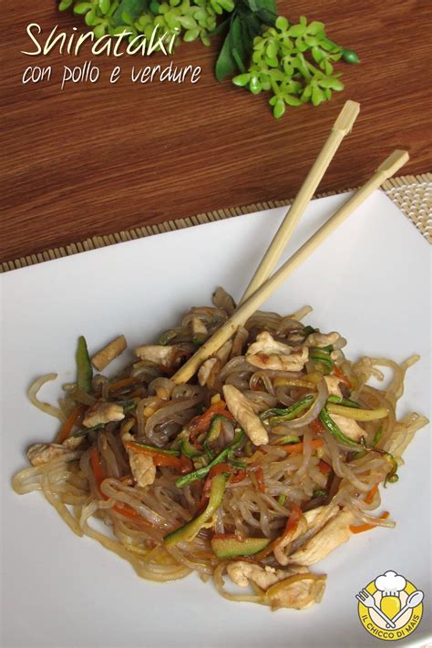 Shirataki con Pollo e Verdure