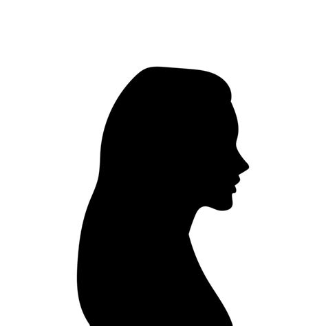 Silhouette profilo testata