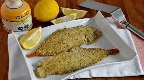 Sogliola impanata al forno