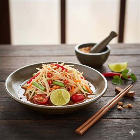 Som Tam - Insalata di Papaya Verde Thailandese