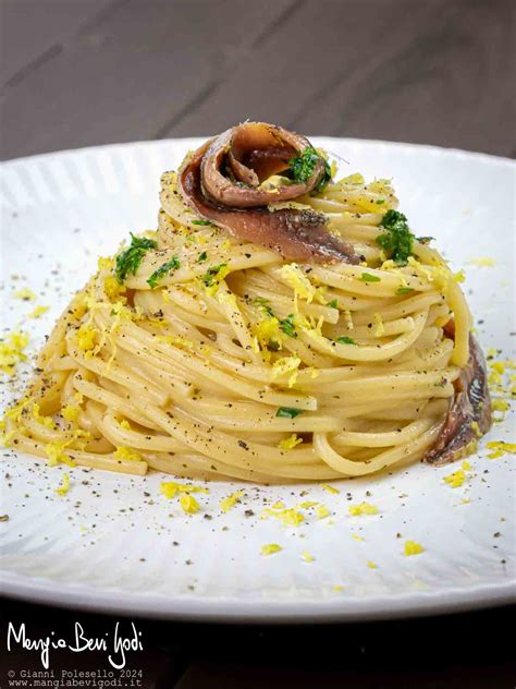 Spaghetti Burro Alici Limone
