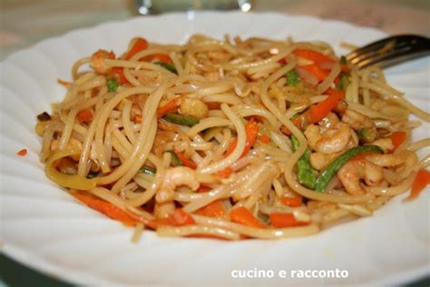 Spaghetti Cinesi con Verdure