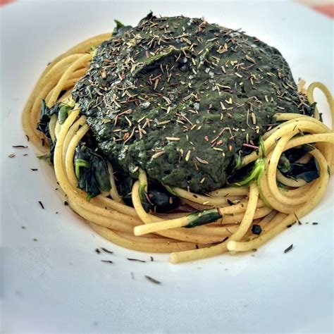 Spaghetti Integrali con Spinaci