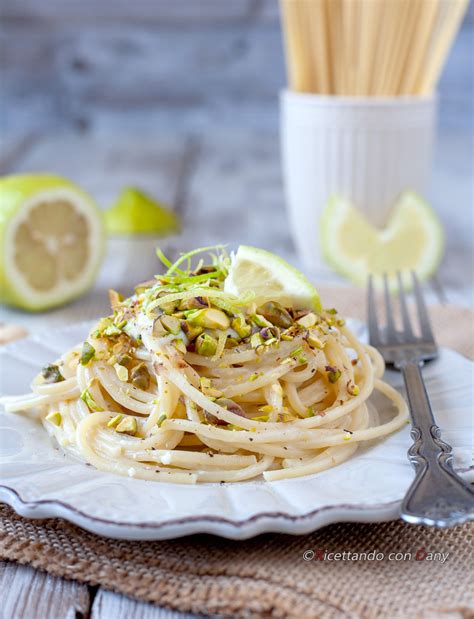 Spaghetti Limone e Pistacchi