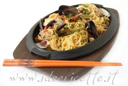 Spaghetti Misto Mare alla Piastra