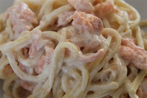 Spaghetti Panna e Salmone
