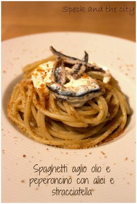 Spaghetti Stracciatella e Alici