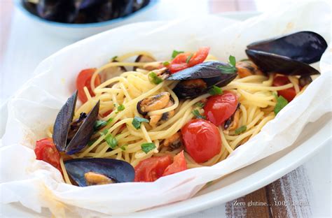 Spaghetti al Cartoccio con Cozze