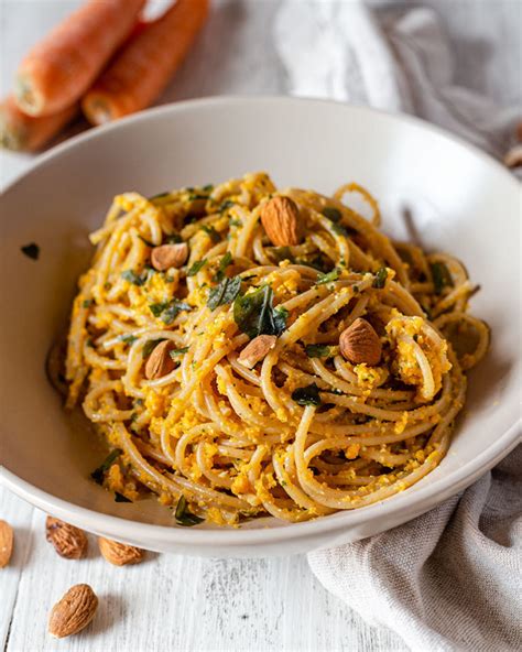 Spaghetti al Pesto di Carote