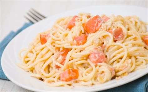 Spaghetti al salmone