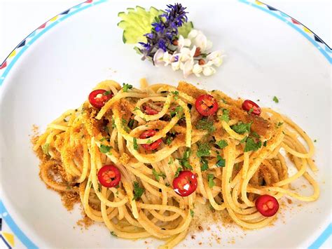 Spaghetti con Bottarga di Aringa