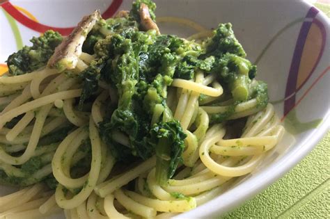 Spaghetti con Cime di Rapa e Alici