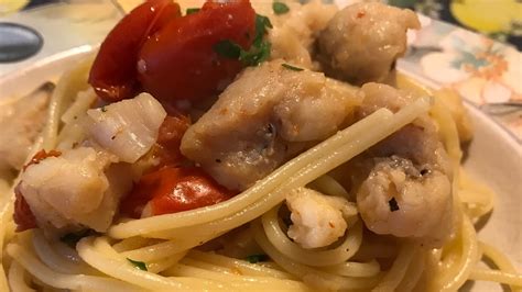 Spaghetti con Coda di Rospo