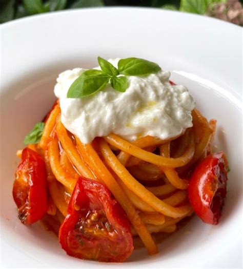 Spaghetti con Crema di Pomodorini