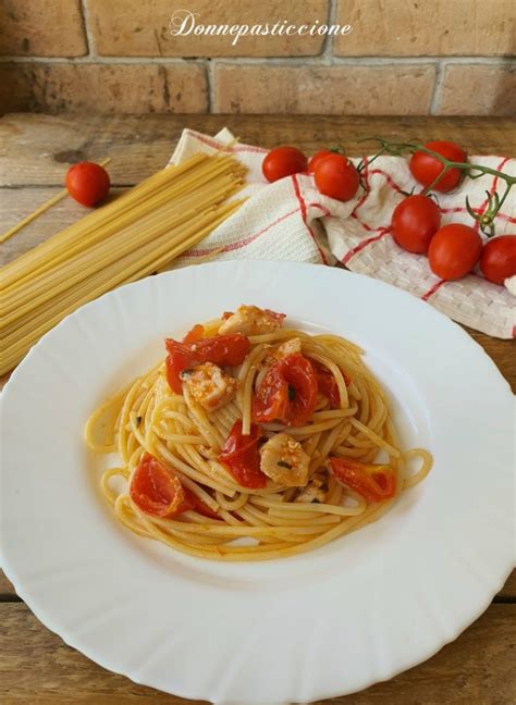 Spaghetti con Pesce e Pomodorini