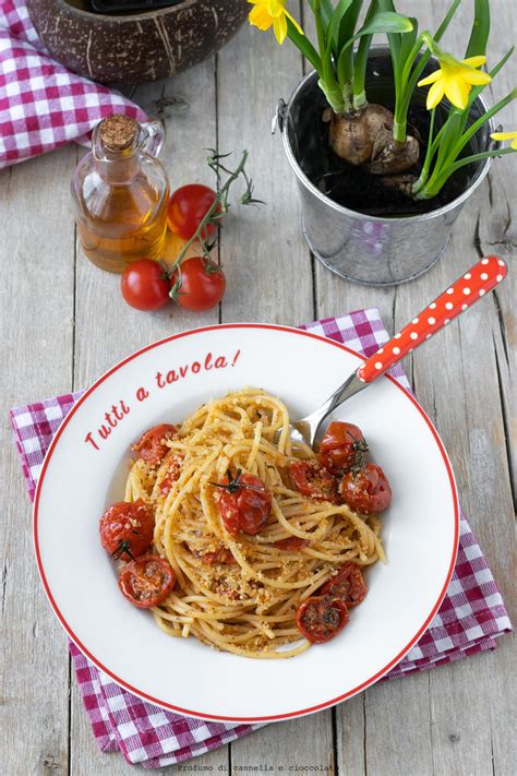Spaghetti con Pomodorini Confit