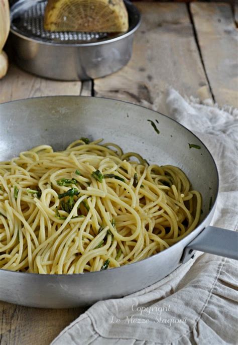 Spaghetti con asparagi selvatici