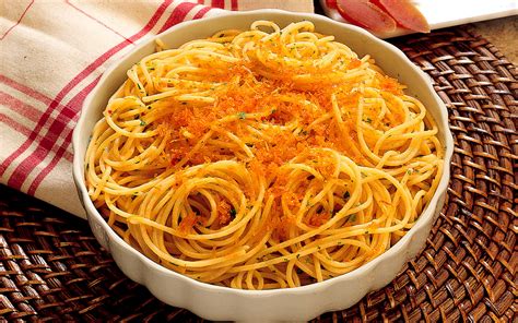 Spaghetti con bottarga